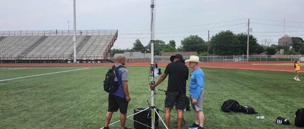 Setting up replay at CFODC Camp April 21, 2024 by CFOCD